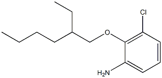 3-chloro-2-[(2-ethylhexyl)oxy]aniline Structure