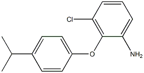 3-chloro-2-[4-(propan-2-yl)phenoxy]aniline