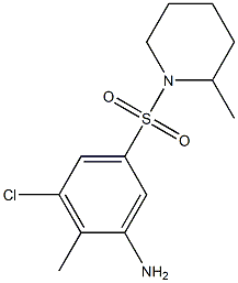 3-chloro-2-methyl-5-[(2-methylpiperidine-1-)sulfonyl]aniline