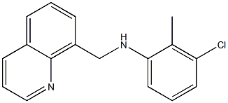  3-chloro-2-methyl-N-(quinolin-8-ylmethyl)aniline