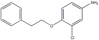 3-chloro-4-(2-phenylethoxy)aniline Structure