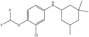 3-chloro-4-(difluoromethoxy)-N-(3,3,5-trimethylcyclohexyl)aniline