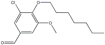 3-chloro-4-(heptyloxy)-5-methoxybenzaldehyde,1039849-68-7,结构式