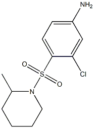3-chloro-4-[(2-methylpiperidine-1-)sulfonyl]aniline