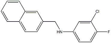 3-chloro-4-fluoro-N-(naphthalen-2-ylmethyl)aniline