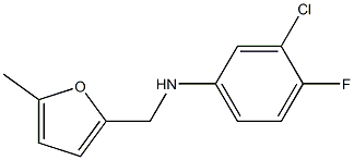 3-chloro-4-fluoro-N-[(5-methylfuran-2-yl)methyl]aniline