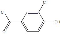 3-chloro-4-hydroxybenzoyl chloride,,结构式