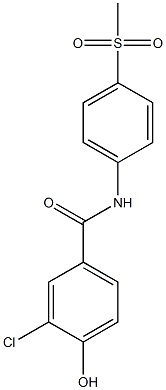 3-chloro-4-hydroxy-N-(4-methanesulfonylphenyl)benzamide