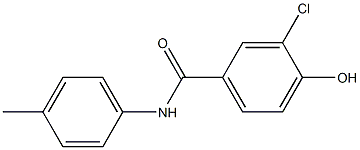 3-chloro-4-hydroxy-N-(4-methylphenyl)benzamide Structure