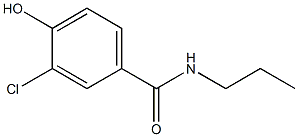 3-chloro-4-hydroxy-N-propylbenzamide,,结构式