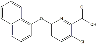 3-chloro-6-(naphthalen-1-yloxy)pyridine-2-carboxylic acid