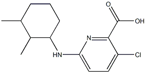 3-chloro-6-[(2,3-dimethylcyclohexyl)amino]pyridine-2-carboxylic acid|