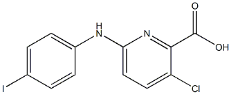 3-chloro-6-[(4-iodophenyl)amino]pyridine-2-carboxylic acid
