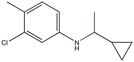 3-chloro-N-(1-cyclopropylethyl)-4-methylaniline