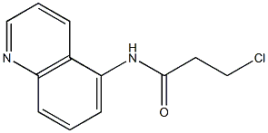  3-chloro-N-(quinolin-5-yl)propanamide