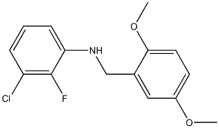  3-chloro-N-[(2,5-dimethoxyphenyl)methyl]-2-fluoroaniline