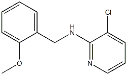 3-chloro-N-[(2-methoxyphenyl)methyl]pyridin-2-amine 结构式