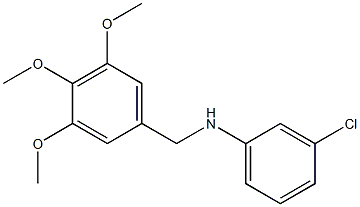 3-chloro-N-[(3,4,5-trimethoxyphenyl)methyl]aniline
