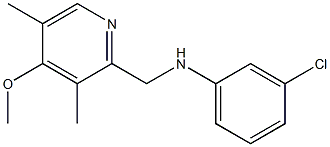  3-chloro-N-[(4-methoxy-3,5-dimethylpyridin-2-yl)methyl]aniline