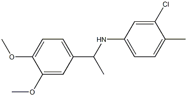 3-chloro-N-[1-(3,4-dimethoxyphenyl)ethyl]-4-methylaniline