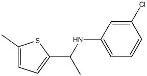  3-chloro-N-[1-(5-methylthiophen-2-yl)ethyl]aniline