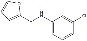 3-chloro-N-[1-(furan-2-yl)ethyl]aniline Structure