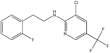  3-chloro-N-[2-(2-fluorophenyl)ethyl]-5-(trifluoromethyl)pyridin-2-amine