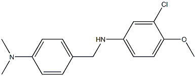  3-chloro-N-{[4-(dimethylamino)phenyl]methyl}-4-methoxyaniline