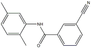 3-cyano-N-(2,5-dimethylphenyl)benzamide Struktur