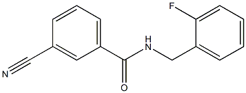 3-cyano-N-(2-fluorobenzyl)benzamide