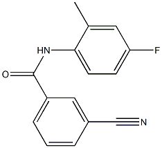 3-cyano-N-(4-fluoro-2-methylphenyl)benzamide