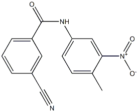 3-cyano-N-(4-methyl-3-nitrophenyl)benzamide