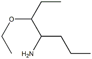 3-ethoxyheptan-4-amine Structure