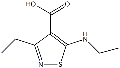 3-ethyl-5-(ethylamino)isothiazole-4-carboxylic acid Structure