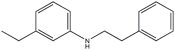 3-ethyl-N-(2-phenylethyl)aniline Structure