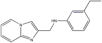 3-ethyl-N-{imidazo[1,2-a]pyridin-2-ylmethyl}aniline Structure