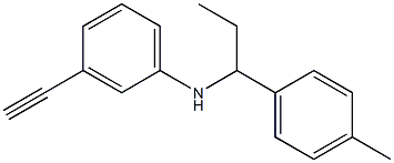 3-ethynyl-N-[1-(4-methylphenyl)propyl]aniline|