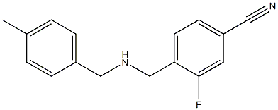 3-fluoro-4-({[(4-methylphenyl)methyl]amino}methyl)benzonitrile|