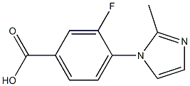 3-fluoro-4-(2-methyl-1H-imidazol-1-yl)benzoic acid