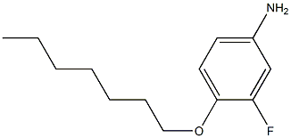 3-fluoro-4-(heptyloxy)aniline 结构式