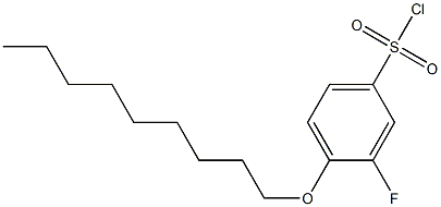 3-fluoro-4-(nonyloxy)benzene-1-sulfonyl chloride|