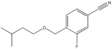 3-fluoro-4-[(3-methylbutoxy)methyl]benzonitrile
