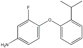3-fluoro-4-[2-(propan-2-yl)phenoxy]aniline