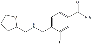 3-fluoro-4-{[(oxolan-2-ylmethyl)amino]methyl}benzamide