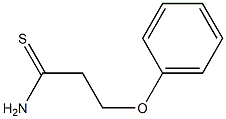 3-phenoxypropanethioamide,,结构式