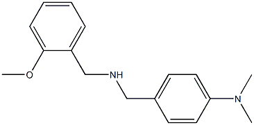 4-({[(2-methoxyphenyl)methyl]amino}methyl)-N,N-dimethylaniline 结构式