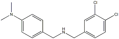 4-({[(3,4-dichlorophenyl)methyl]amino}methyl)-N,N-dimethylaniline,,结构式