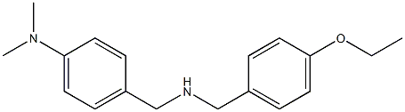 4-({[(4-ethoxyphenyl)methyl]amino}methyl)-N,N-dimethylaniline Structure