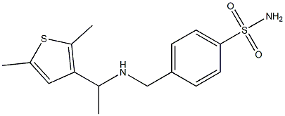 4-({[1-(2,5-dimethylthiophen-3-yl)ethyl]amino}methyl)benzene-1-sulfonamide