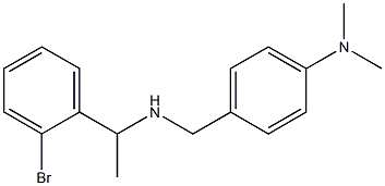 4-({[1-(2-bromophenyl)ethyl]amino}methyl)-N,N-dimethylaniline